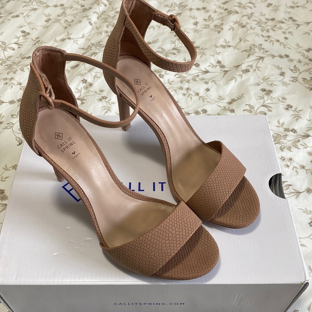 Open toe heels